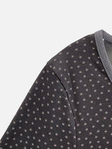 Dot Star Henley Neck 3/4 Sleeve T-Shirt (3c)