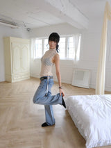 flap pocket denim pt
