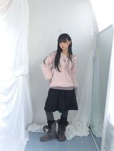 Flare some cotton frill skirt
