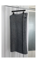 vase knit wrap skirt (2C)
