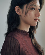 [925 silver] Deux.silver.206 / anse dew earring