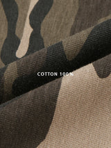 Camo Single Zip Hoodie