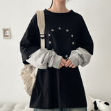Star Pattern Layered Sweatshirt (4 colors) H&L
