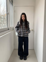 カカン生デニムストレートパンツ XL