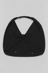 Jeanne Summer Cotton Shoulder Bag_Black