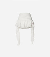 Tutu Chiffon Winged Shirred Skirt