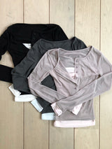 Button Layering Tee
