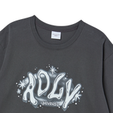25SS ADLV UNIVERSE LOGO SHORT SLEEVE T-SHIRT CHARCOAL