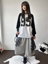 Tata Check Layered Over Long Bermuda 3Color