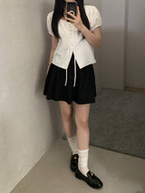 Barrier flare mini skirt