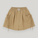 Beige Big Pocket Short
