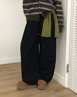 [ORIGINAL] ROSE Pintuck Cotton Pants