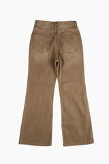 Bailey rib cotton wide pants