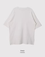 ミルクレイヤードルーズフィットショートスリーブTシャツ (5color)