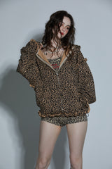 LEOPARD HOOD