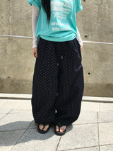 [Ritcore MADE] Mini Dot Wide Denim Pants (2c)