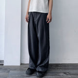 Charcoal Draped Trousers