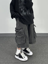 multi pigment bermuda pants
