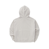 EEERRR Basic logo needlework hoodie (Gray)