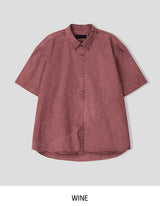 Dio Color Dying Over Short Sleeve Shirt
