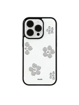 フラワー スタッド ケース (white)