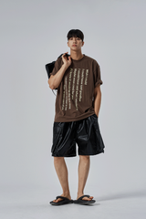 ウィッシュオーバーサイズ半袖Tシャツ