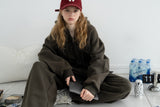 Solid sweat pants_khaki brown