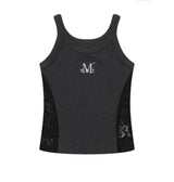 LUCIA LACE PANEL SLIM SLEEVELESS (3COLOR)