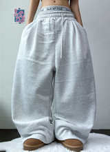 FLEECE🔥HEATER🔥BALLOON WIDE LONG PANTS💚💙💛🩶 7COLOR