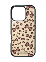 brown leopard glass case