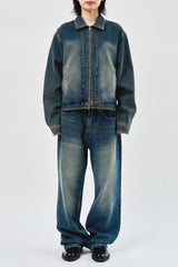 Norten Washed Denim Jacket_Blue