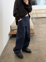 washing stripe T