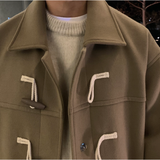  Liu Wool Overfit Duffel Coat