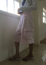 TRACK EYELET BERMUDA PANTS (3color)