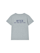  NYX FLAG APLIQUE TEE GREY