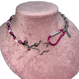 Key chain star necklace