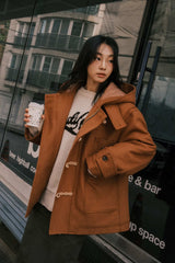 WOOL MID DUFFEL COAT