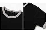 エッセンシャルスタンダード半袖リンガーTシャツ 3GEAR ブラック