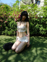 lace halter bikini