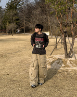 Utility Patch Wide Cargo Pants