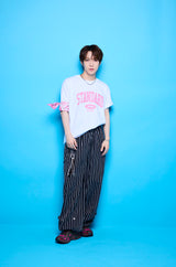オクトパスフットボールTシャツ（ピンク）