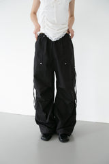 D-ring tuck banding pants(2colors)