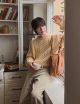 Forre Cable Heavy Round Knit