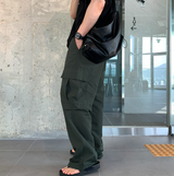 カイパーカーゴワイドストリングバンディングパンツ