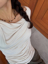  Soft Drape Sleeveless (Oatmeal)