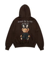 RABBIT BEAR DOLL LOGO HOODIE