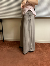 Modal shirring skirt
