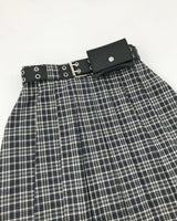 【即日発送】YWD PLAID PLEATS SKIRT + BELT (3color)