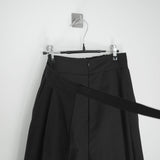 レイヤードスカートパンツ