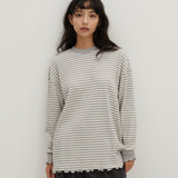 ルーズフィットインターロックTシャツ M/グレー
